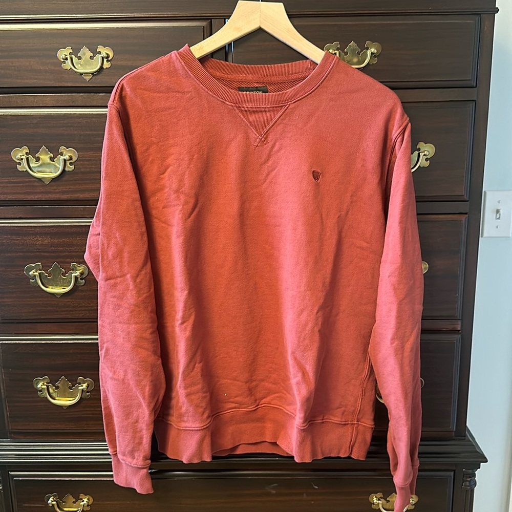 Brixton unisex brick red crew XS